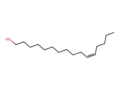 11-Hexadecen-1-ol, (11Z)- structure
