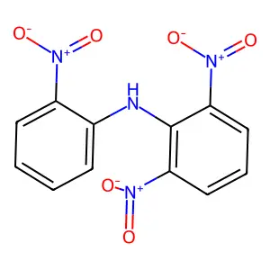 2,6-Dinitro-N-(2-nitrophenyl)aniline structure