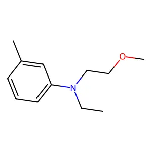 N-Ethyl-N-(2-methoxyethyl)-m-toluidine structure