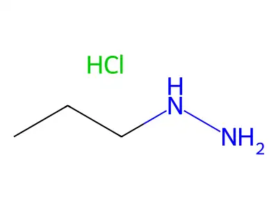 n-Propylhydrazine hydrochloride structure