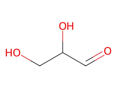 Glyceraldehyde structure