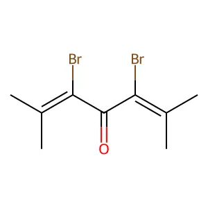 2,5-Heptadien-4-one, 3,5-dibromo-2,6-dimethyl- structure