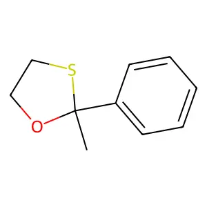2-Methyl-2-phenyl-1,3-oxathiolane structure