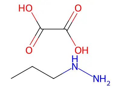 Hydrazine, propyl-, ethanedioate (1:1) structure