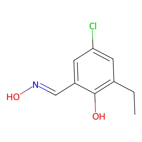 5-Chloro-3-ethyl-2-hydroxybenzaldehyde oxime structure