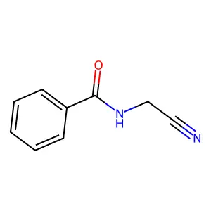 Benzoylamidoacetonitrile structure