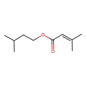 2-Butenoic acid, 3-methyl-, 3-methylbutyl ester structure