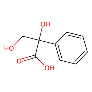 2-Phenylglyceric acid structure