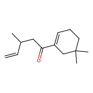 1-(5,5-Dimethyl-1-cyclohexen-1-yl)-3-methylpent-4-en-1-one structure