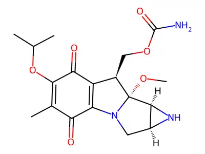7-Isopropoxy-7-demethoxymitomycin A structure