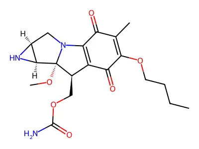 7-Butoxy-7-demethoxymitomycin A structure
