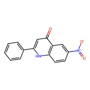6-Nitro-2-phenylquinolin-4-ol structure