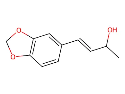 4-(3,4-Methylenedioxyphenyl)-3-buten-2-ol structure