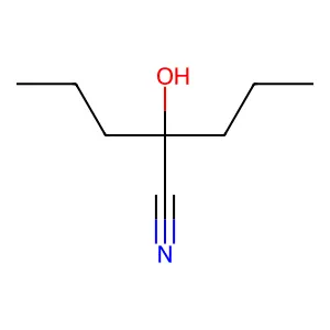 2-Hydroxy-2-propylvaleronitrile structure