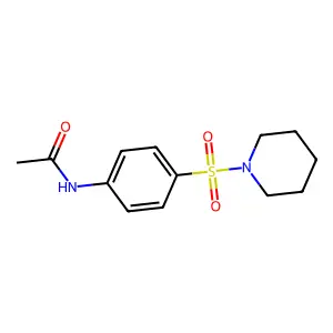 N-(4-(1-Piperidinylsulfonyl)phenyl)acetamide structure