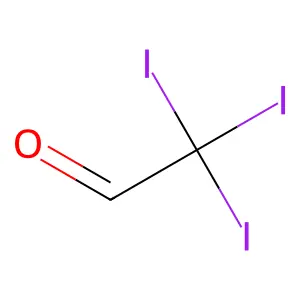 Triiodoacetaldehyde structure