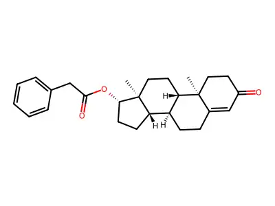 TESTOSTERONE PHENYLACETATE structure