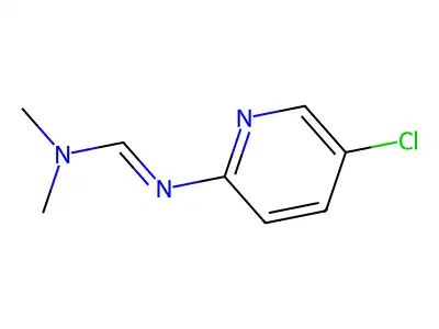 Methanimidamide, N'-(5-chloro-2-pyridinyl)-N,N-dimethyl-, (E)- structure