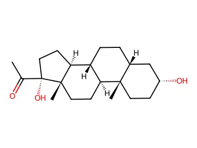 17alpha-Hydroxypregnanolone structure