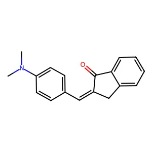 2-[[4-(Dimethylamino)phenyl]methylene]-2,3-dihydro-1H-inden-1-one structure