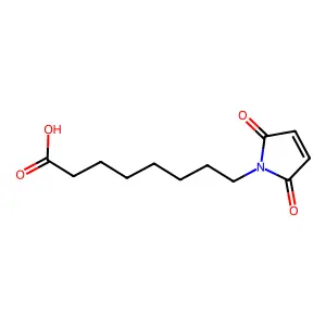 2,5-Dihydro-2,5-dioxo-1H-pyrrole-1-octanoic acid structure