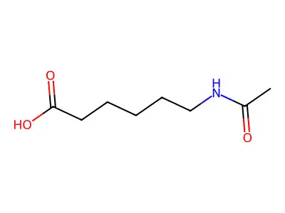 6-Acetylaminocaproic acid structure
