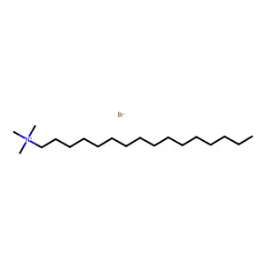 Hexadecyltrimethylammonium Bromide structure