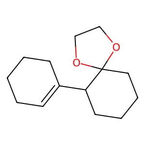 6-(1-Cyclohexen-1-yl)-1,4-dioxaspiro[4.5]decane structure