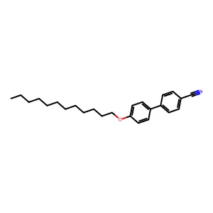 [1,1'-Biphenyl]-4-carbonitrile, 4'-(dodecyloxy)- structure