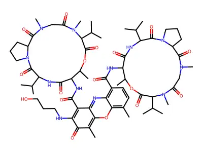 Actinomycin D, 2-N-(gamma-hydroxypropyl)- structure