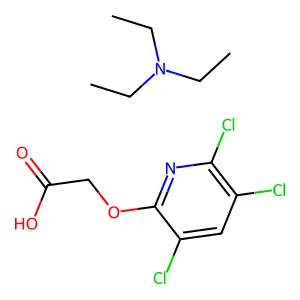 Triclopyr triethylamine structure
