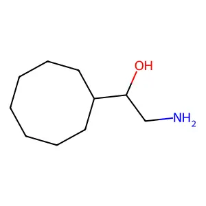 2-Cyclooctyl-2-hydroxyethylamine structure