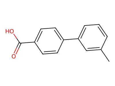 3'-Methyl-biphenyl-4-carboxylic acid structure