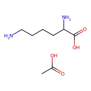 DL-Lysine acetate structure
