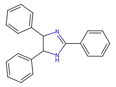 2,4,5-Triphenyl-2-imidazoline structure