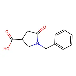 1-Benzyl-5-oxo-pyrrolidine-3-carboxylic acid structure