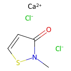 2-Methyl-4-isothiazolin-3-one calcium chloride structure