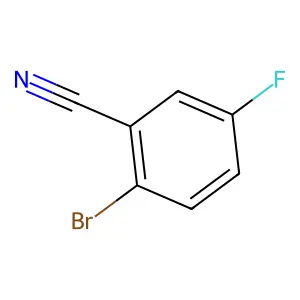 2-Bromo-5-fluorobenzonitrile structure