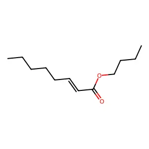 Butyl oct-2-enoate structure