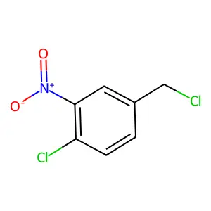 1-Chloro-4-(chloromethyl)-2-nitrobenzene structure