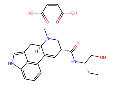 Methylergonovine maleate salt structure
