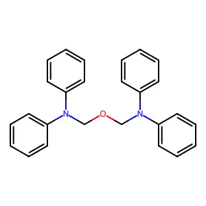 n,n'-[Oxybis(methylene)]bis(n-phenylaniline) structure