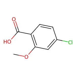 4-Chloro-o-anisic acid structure