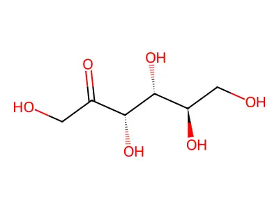 D-(-)-Fructose structure