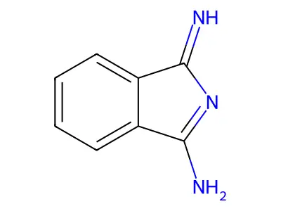 1H-Isoindol-3-amine, 1-imino- structure