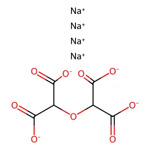 Propanedioic acid, 2,2'-oxybis-, sodium salt (1:4) structure