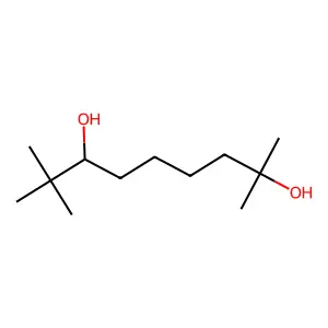 2,8,8-Trimethylnonane-2,7-diol structure