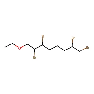 2,3,7,8-Tetrabromo-1-ethoxyoctane structure
