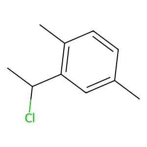 2-(1-Chloroethyl)-1,4-dimethylbenzene structure