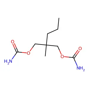 Meprobamate structure